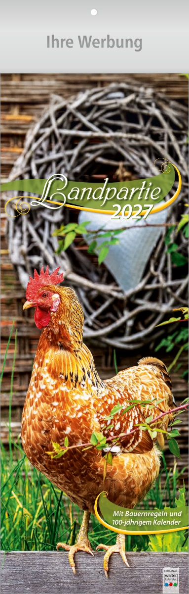 100 Jähriger Kalender Bauernregeln 2023 Landpartie | 137 Streifenkalender | Walter Medien