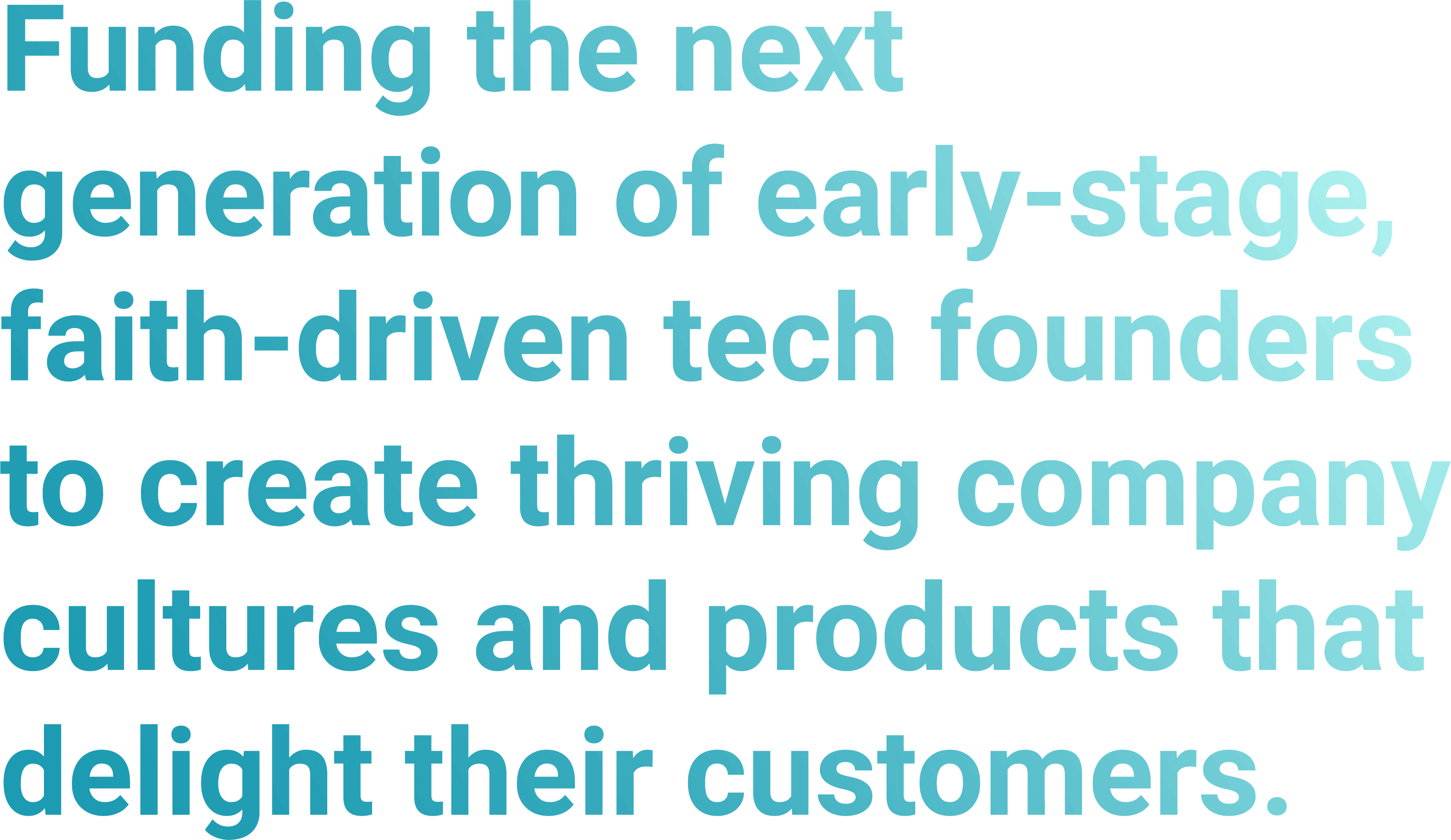 Kaleo Ventures Funding the next gen of earlystage, faithdriven tech