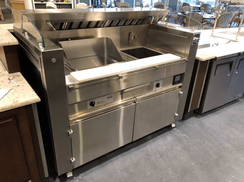 Valere Series Mobile Cooking Station Model MC59FPSG2R3 Kaliber Innovations