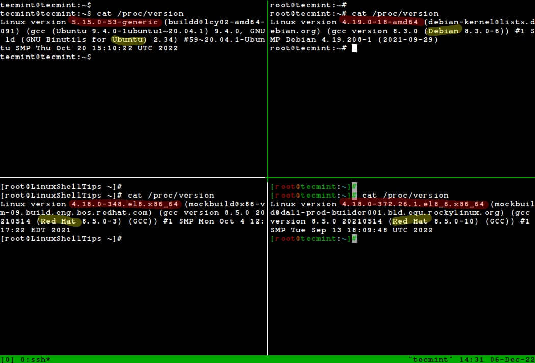 پیدا کردن اسم سیستم عامل لینوکس و نسخه کرنل یا هسته آن کالی بویز