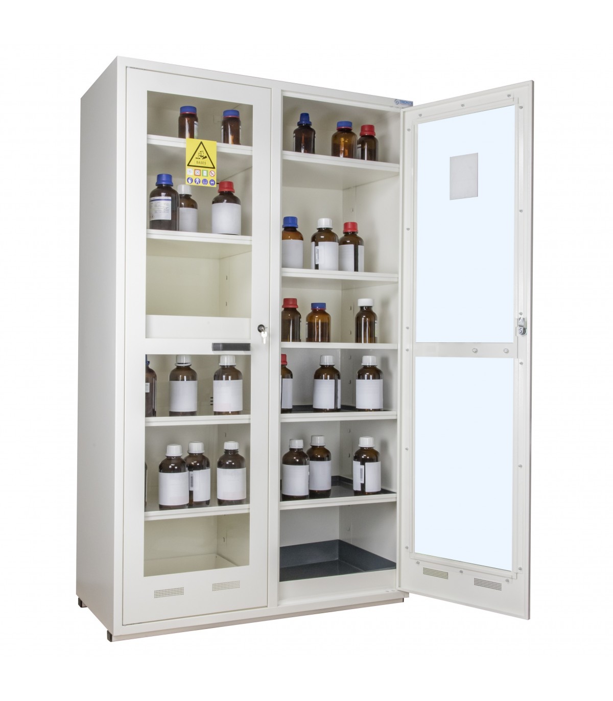 Armoire multirisques portes vitrées