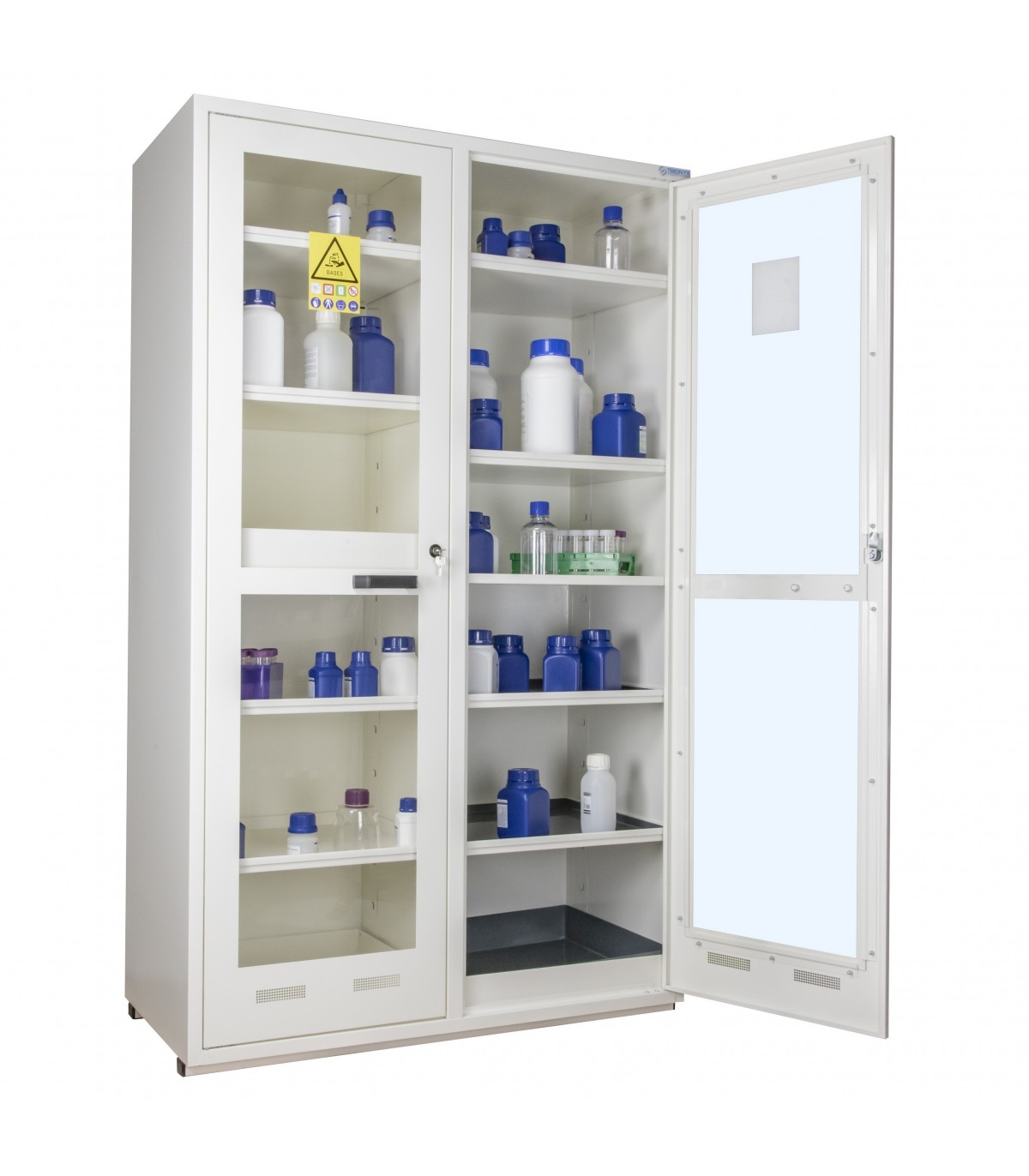 Armoire multirisques portes vitrées