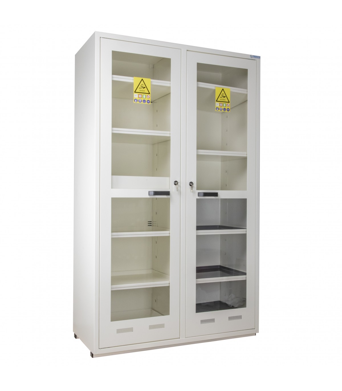 Armoire multirisques portes vitrées