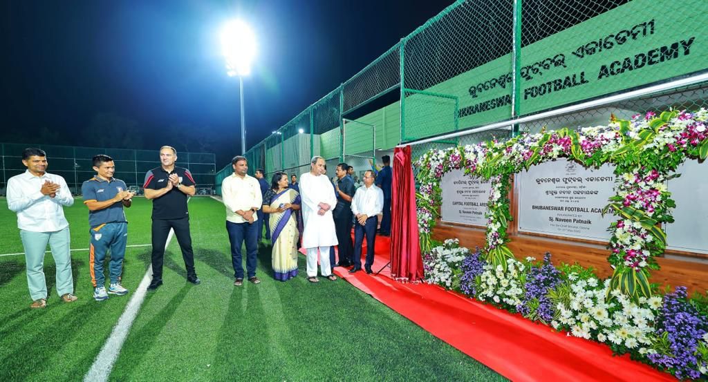 Three Football Training Centres inaugurated in Bhubaneswar