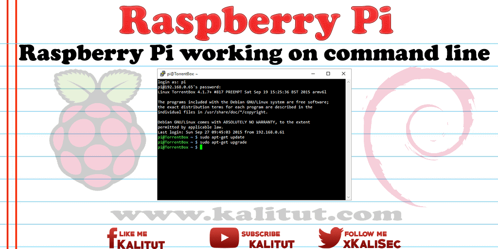 Raspberry pi commands for beginners KaliTut