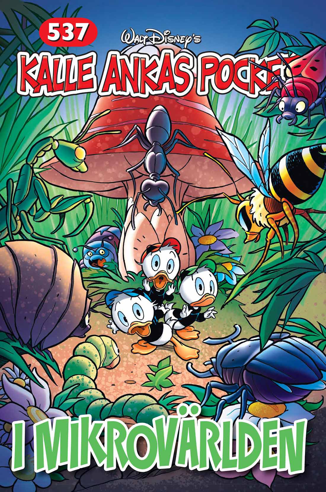 Besök mikrovärlden i Kalle Ankas senaste pocket Kalle Anka