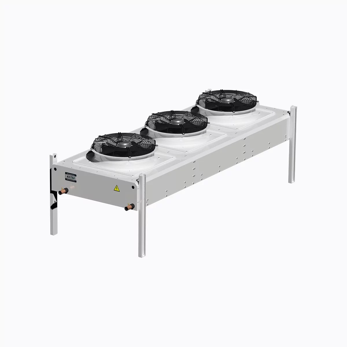 Lowcharge aircooled condensers for use with lowGWP refrigerants