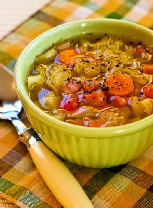 Slow Cooker Cabbage Soup with Ham Kalyn's Kitchen