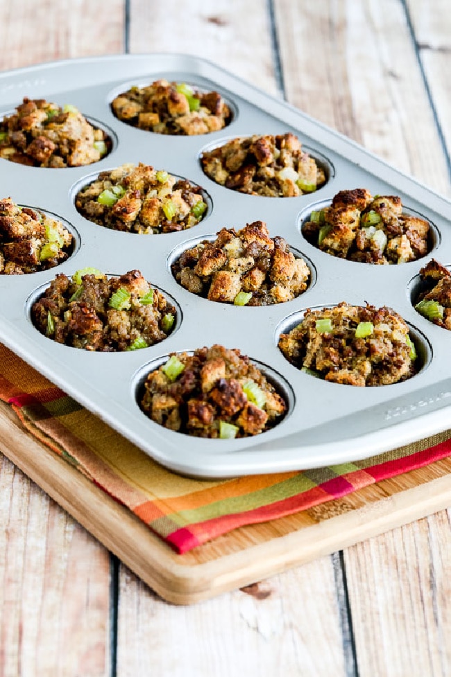 Stuffing Muffins {Can be GlutenFree} Kalyn's Kitchen