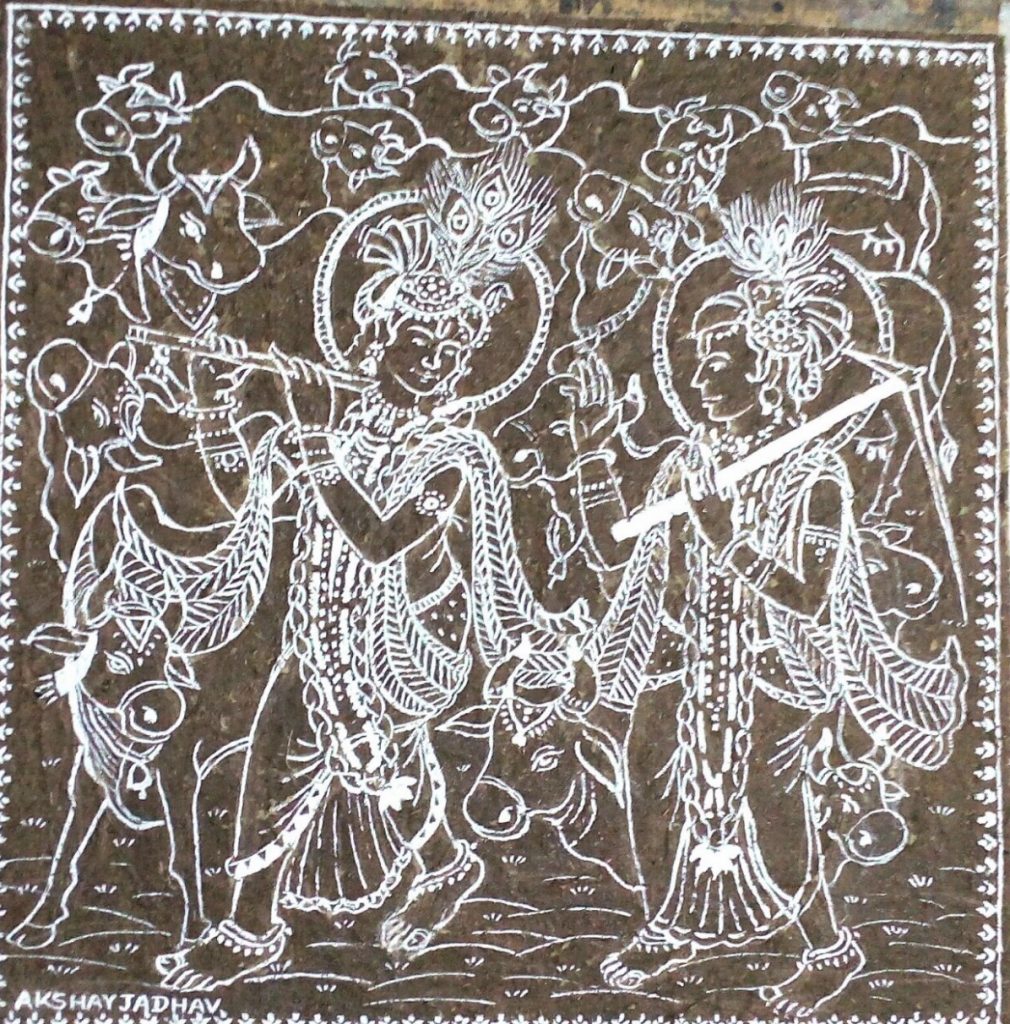 KAMADHUK COW DUNG PAINTINGS 1 Kamadhuk Gomutrabars