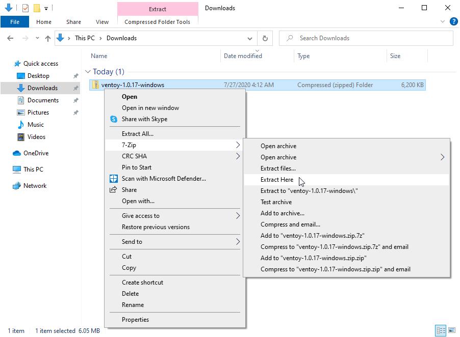 Ventoy create a multiboot USB drive by simply copying ISO images to it