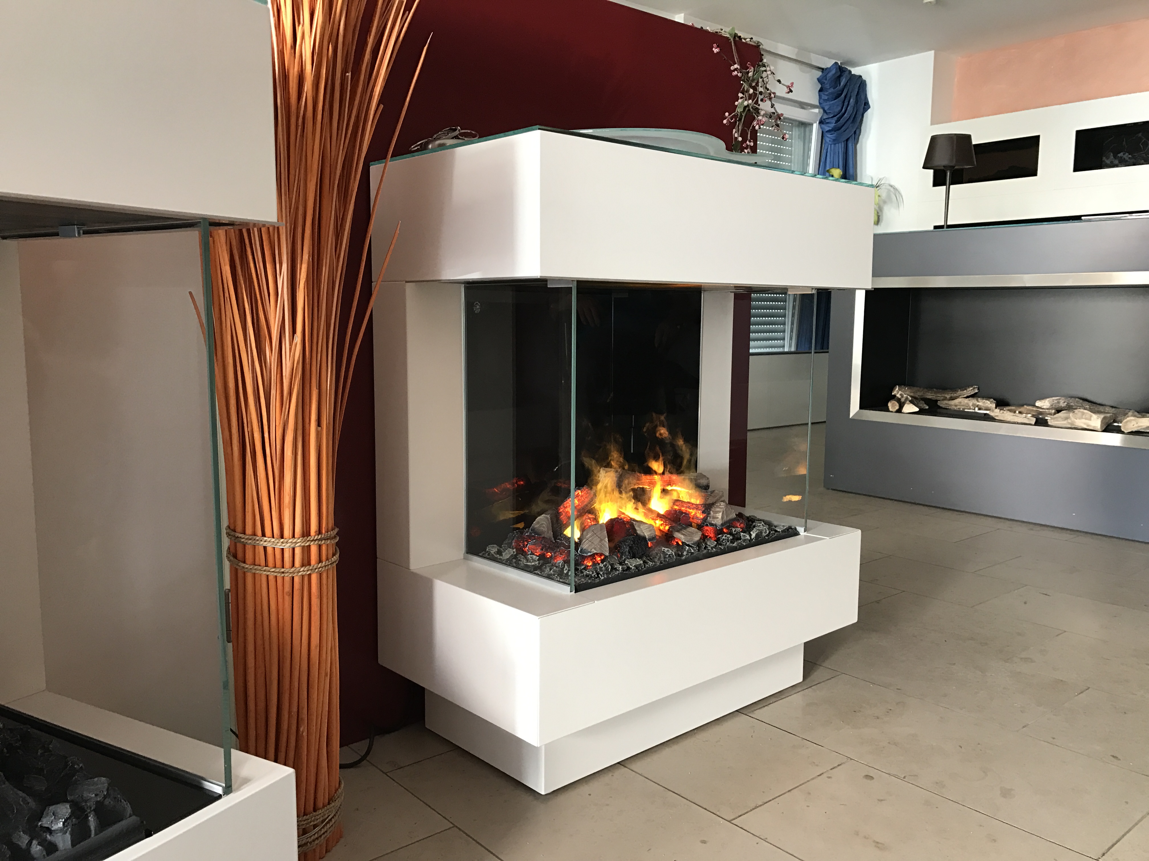 ElektrokaminConcept4MLED800 mit Optimyst Elektrofeuertechnik