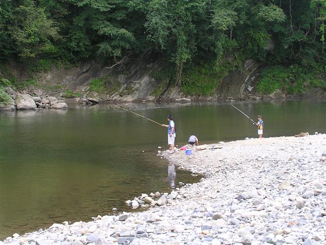 風景 上小川キャンプ場