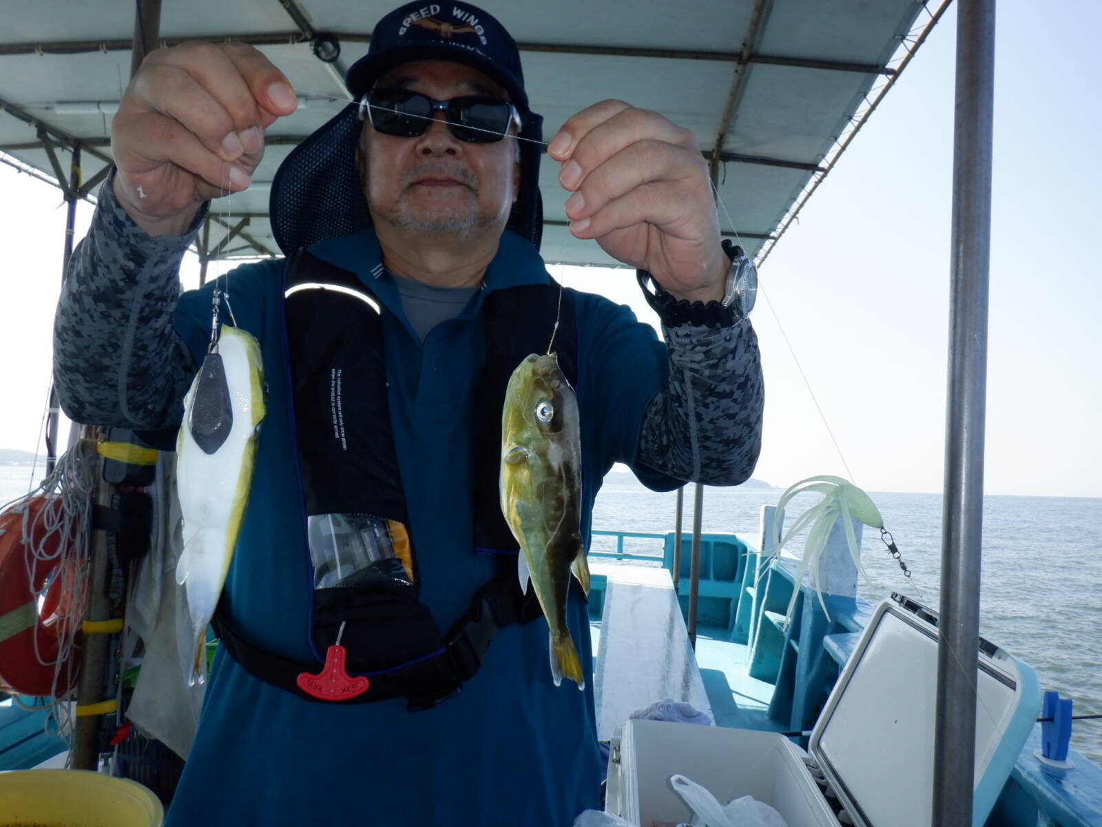 リレー釣り サバフグ＆泳がせ！ かもめ釣船