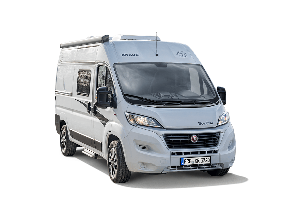 Knaus buscamper Boxstar 540, van buiten compact en van