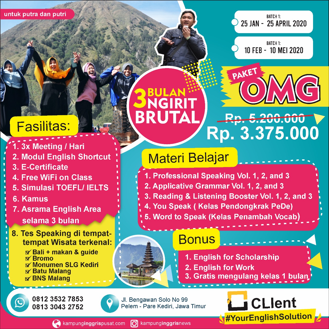 Biaya Kursus Di Kampung Inggris Jogja Edu Vid