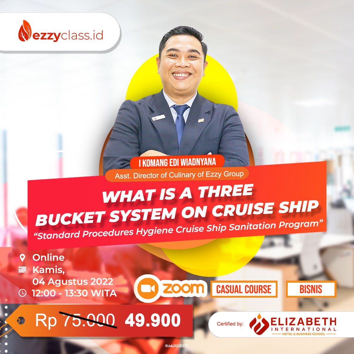 What Is A Three Bucket System On Cruise Ship Kampus Pariwisata Bali