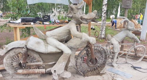 Технология изготовления крупных скульптуры