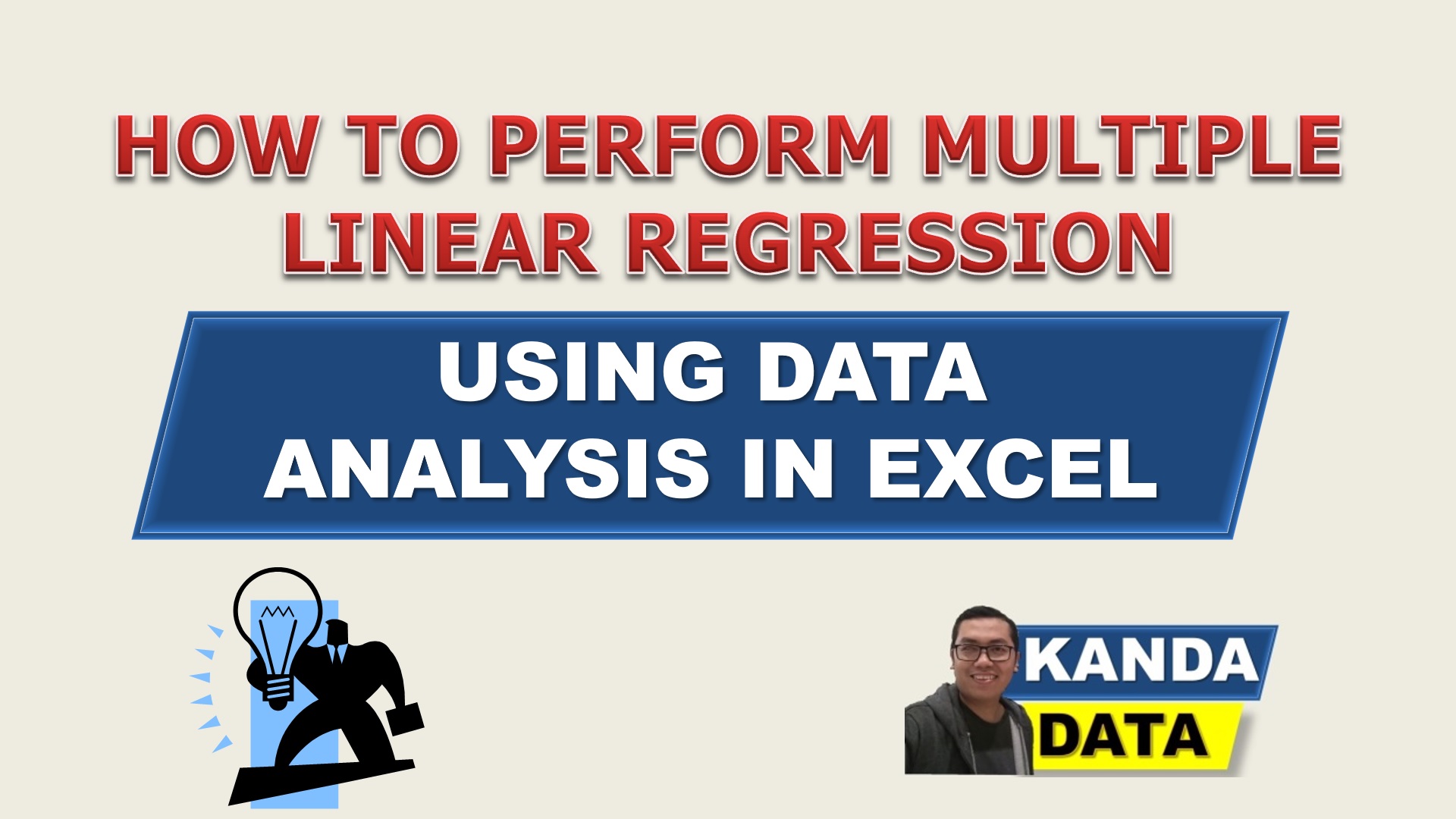 How to Perform Multiple Linear Regression using Data Analysis in Excel