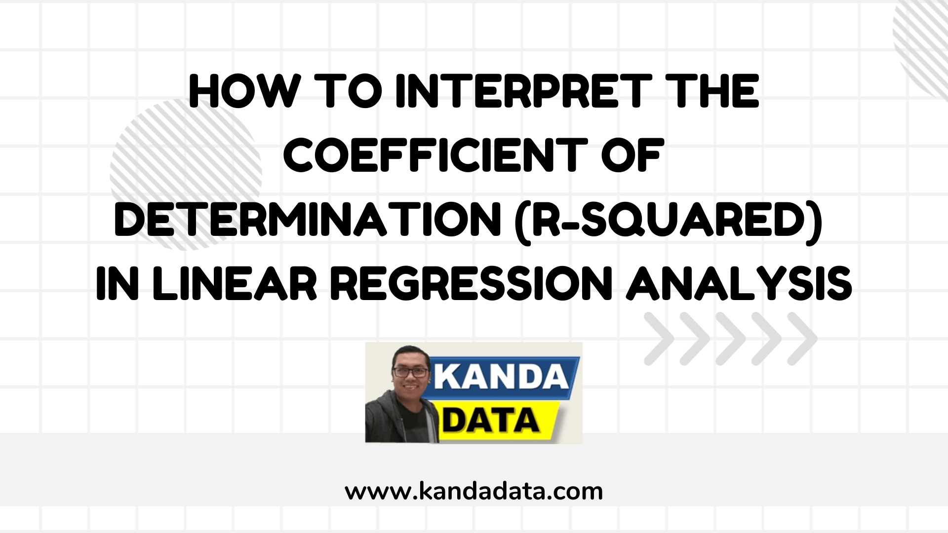 How to Interpret the Coefficient of Determination (Rsquared) in Linear