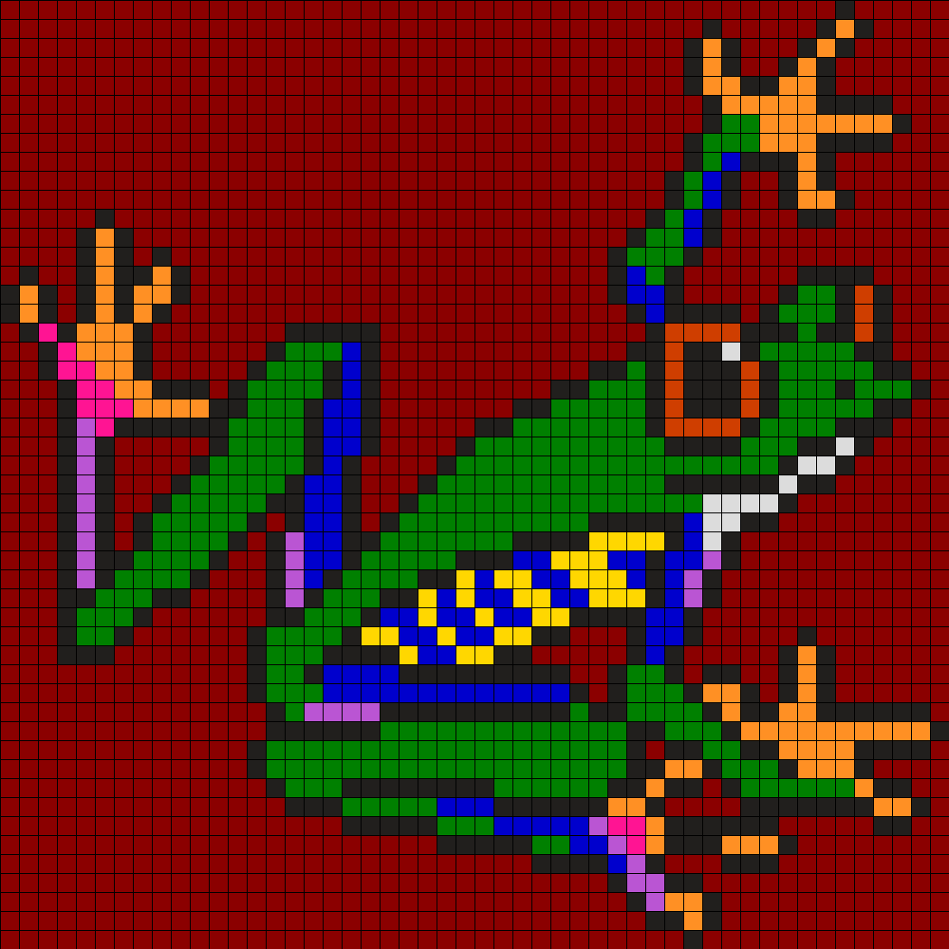 Tree Frog Perler Bead Pattern Bead Sprites Animals Fuse Bead Patterns