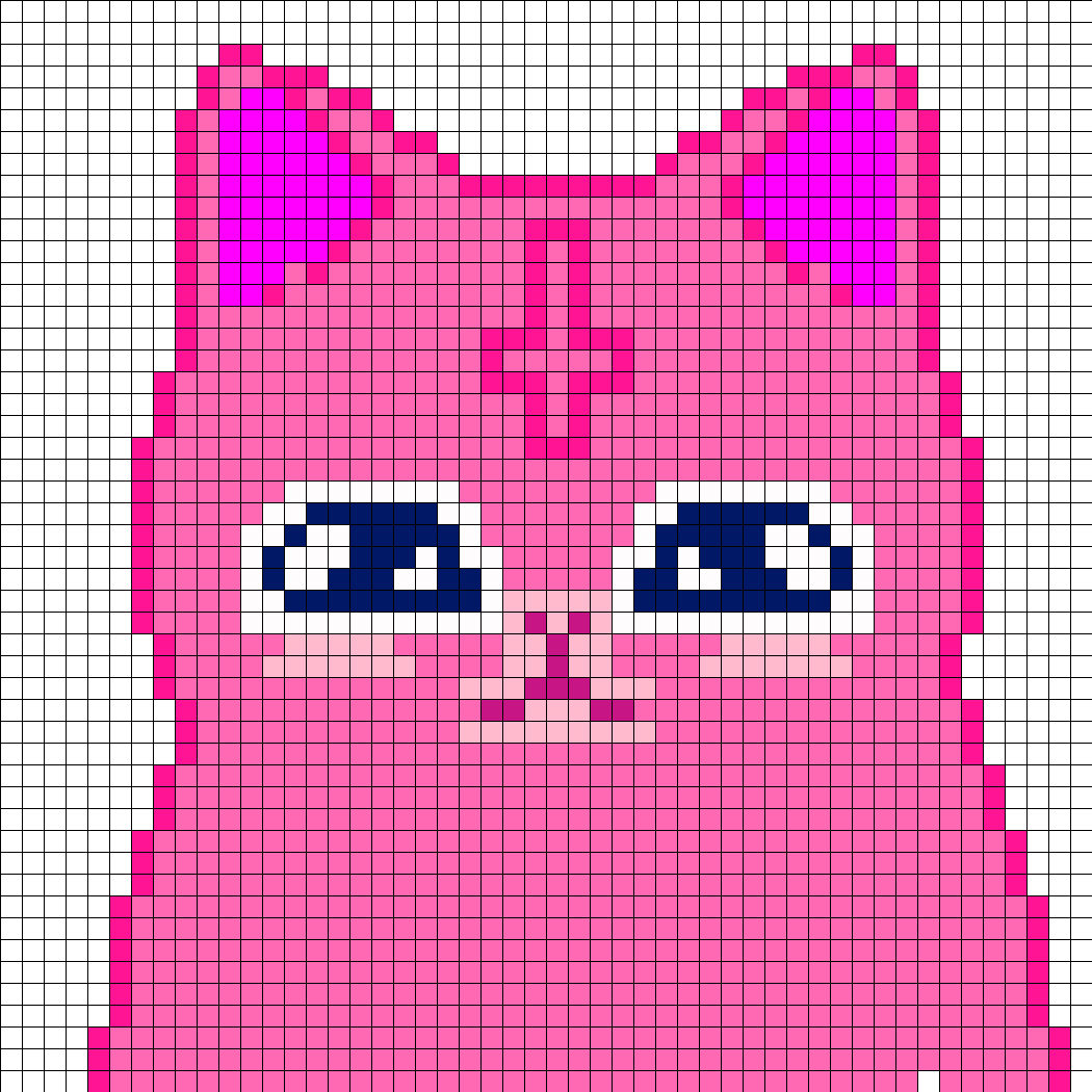 Minecraft Animal Faces Perler Bead Pattern Bead Sprites Animals Fuse Bead Patterns