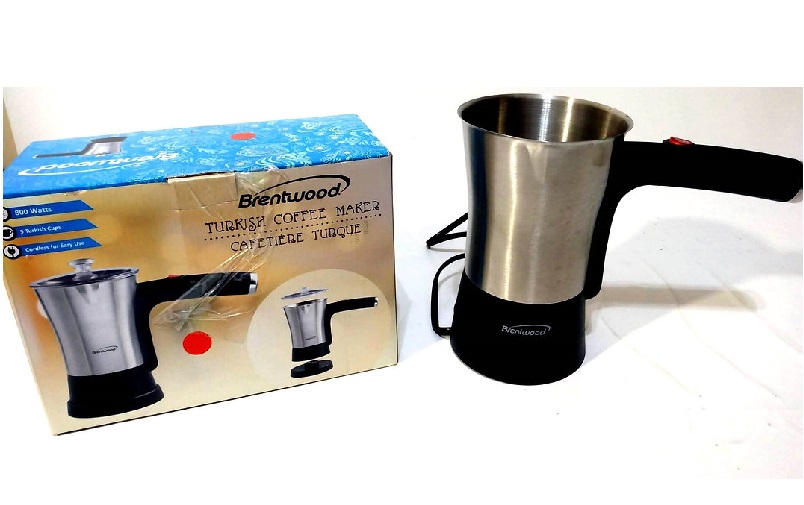Brentwood TS117S Stainless Steel Turkish/Greek Coffee Maker, 6.76 oz