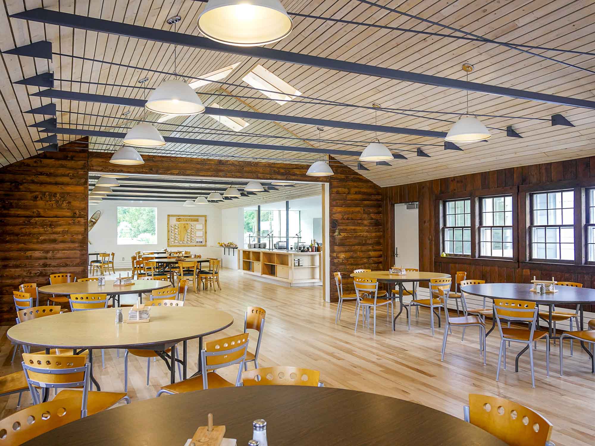 Dining Hall/Kitchen Craftsbury, Vermont Kane Architecture