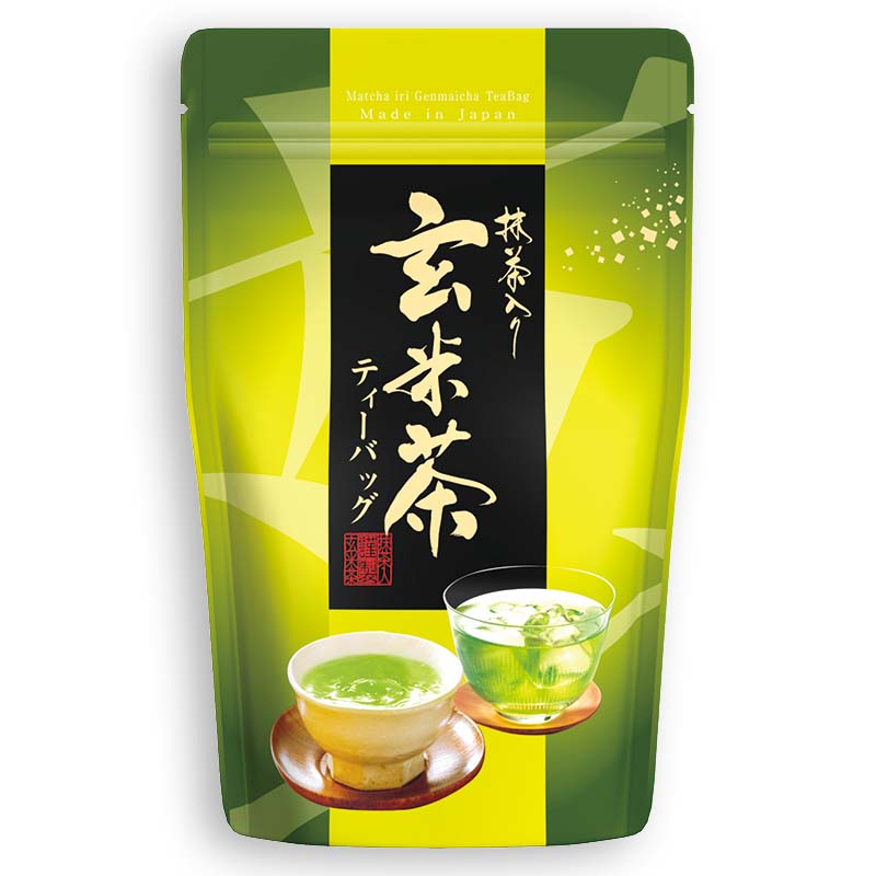 Organic Genmaicha with Matcha (Roasted Brown Rice Green Tea) Eco Teabag