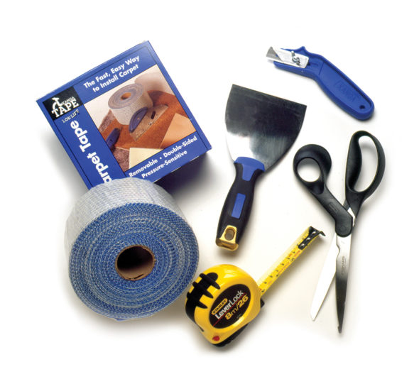 Installation with Carpet Tape Kangaback