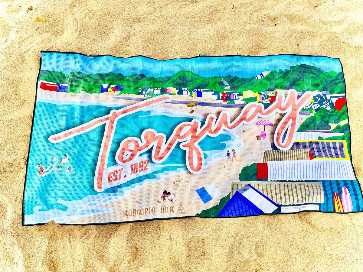 Kangaroo Jack EcoFriendly Beach Towel 100 Australian Made