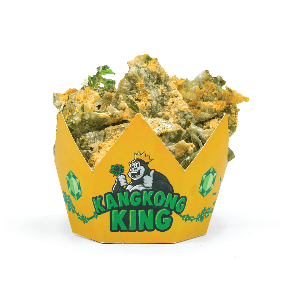 Kangkong King The World's First Crispy Flavored Kangkong Chips!
