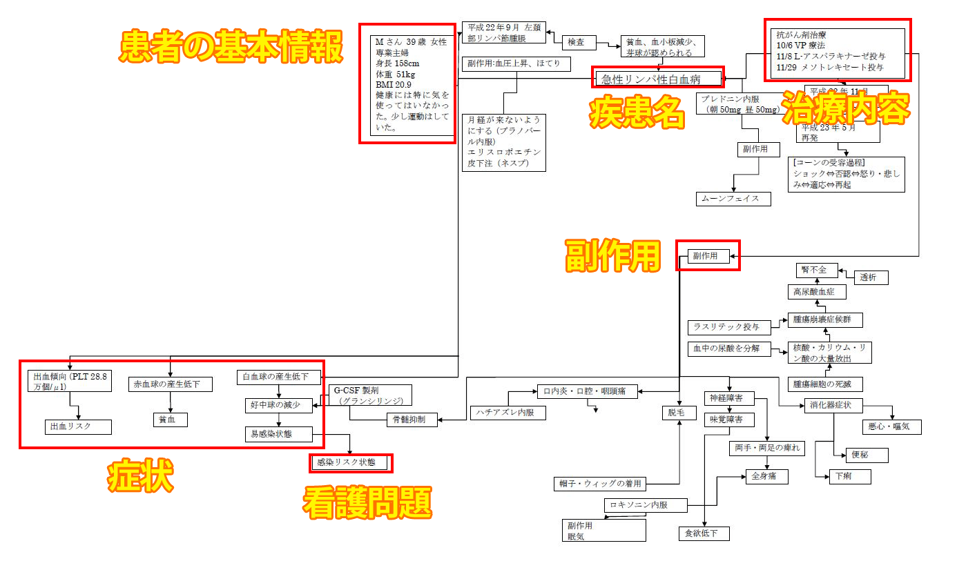 病態関連図の書き方！実習対策 根拠がわかる看護義塾