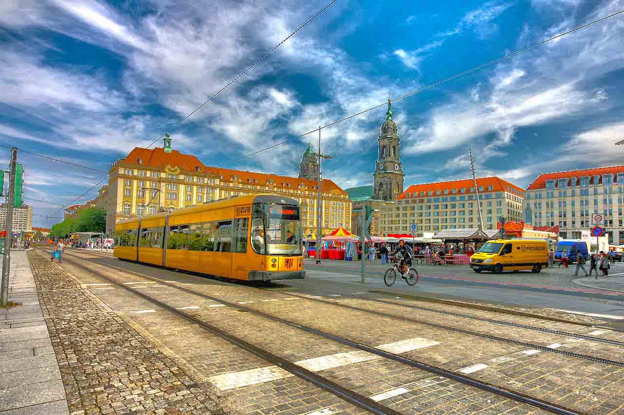 Getting around Dresden by SBahn train, tram, bus, ferry, escooter