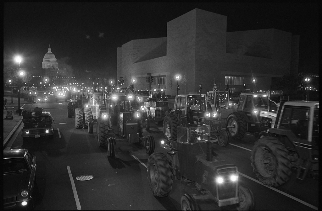 Unlike the 2021 insurrectionists, 1980s farmers in Kansas had legitimate reason to protest