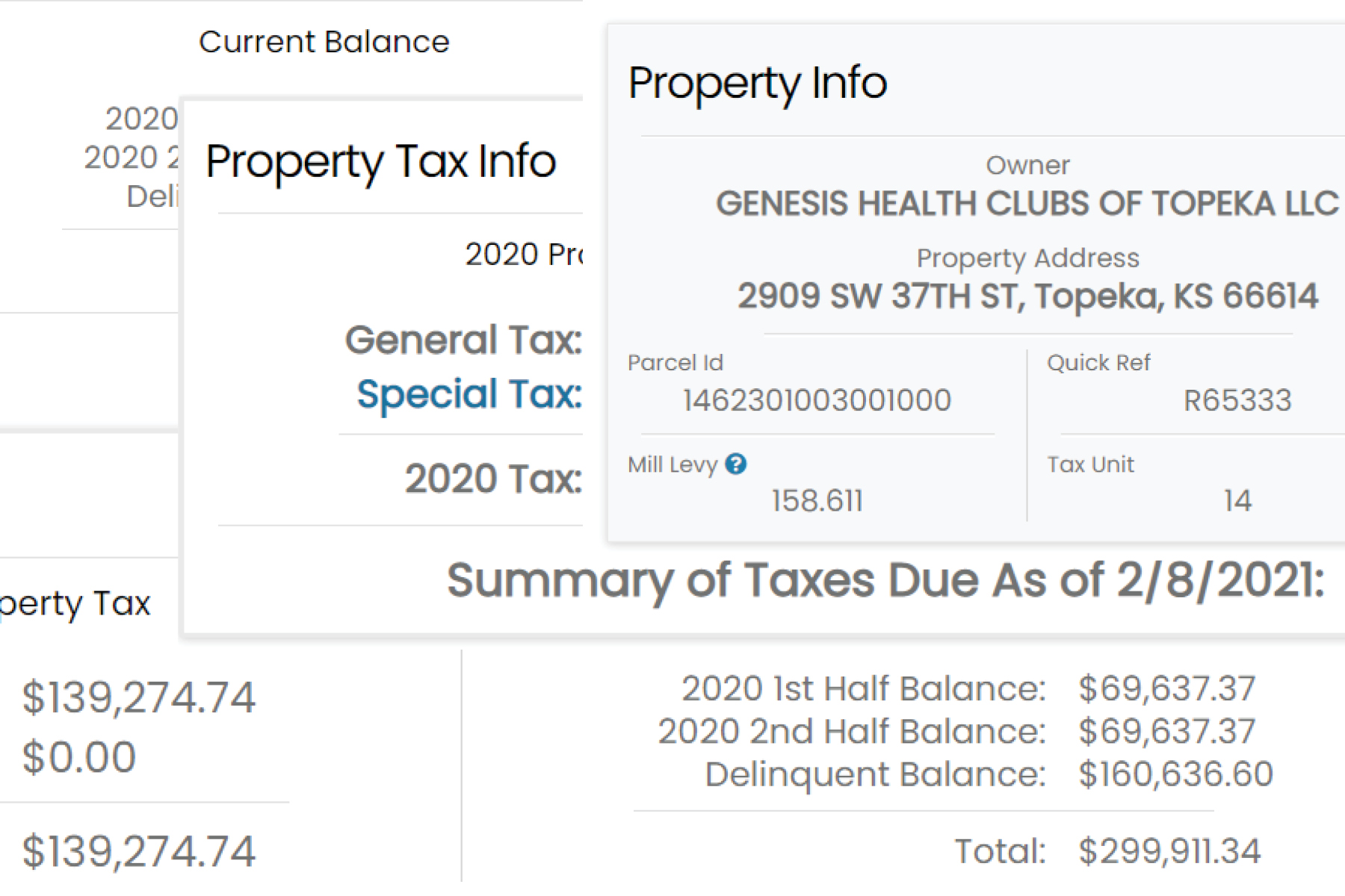 Taxbreak seeking health club kingpin delinquent on at least 549,000