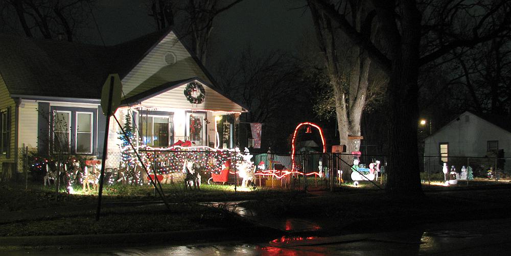 Topeka Christmas Light Display Tour Kansas