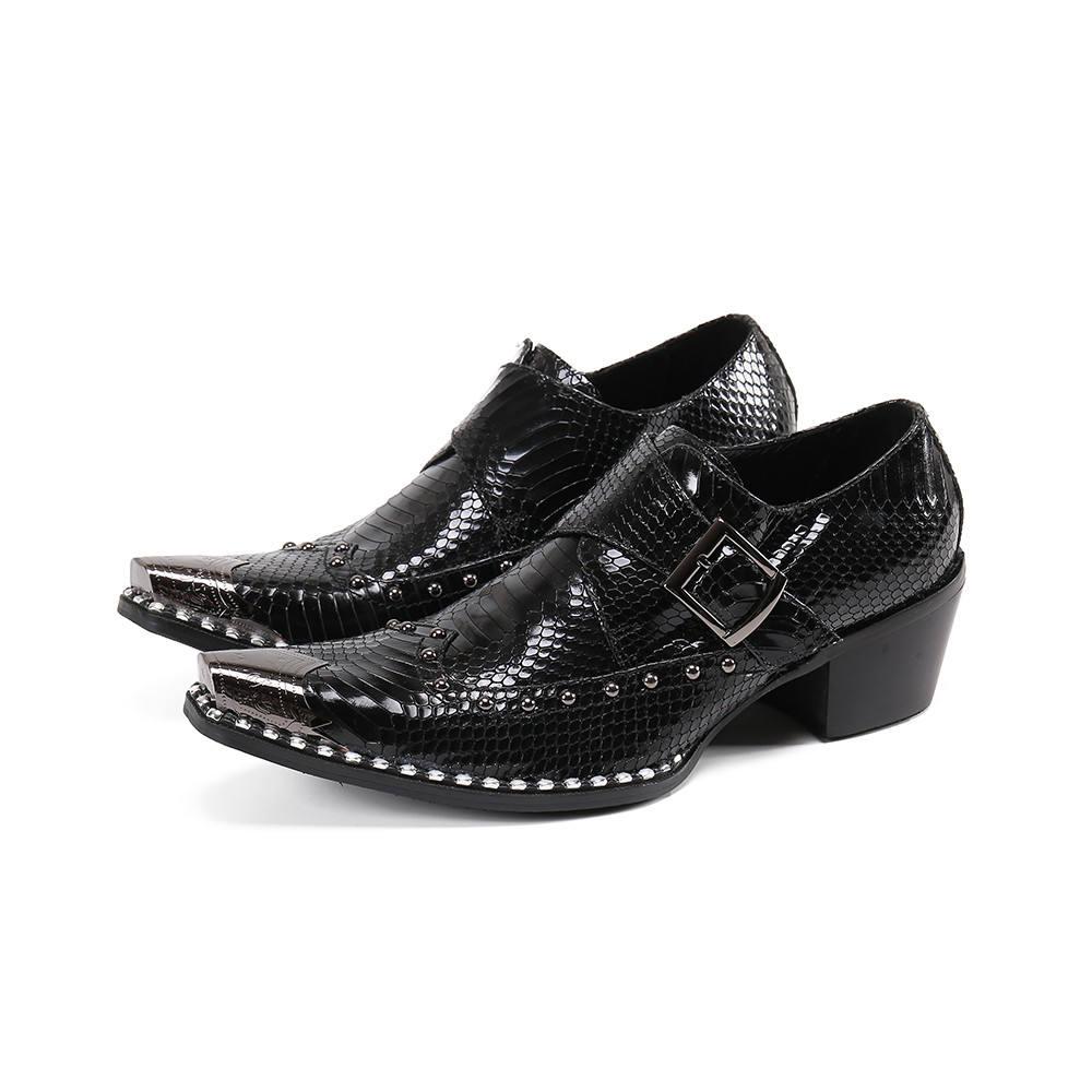 Italian Leather Rivets Shoes