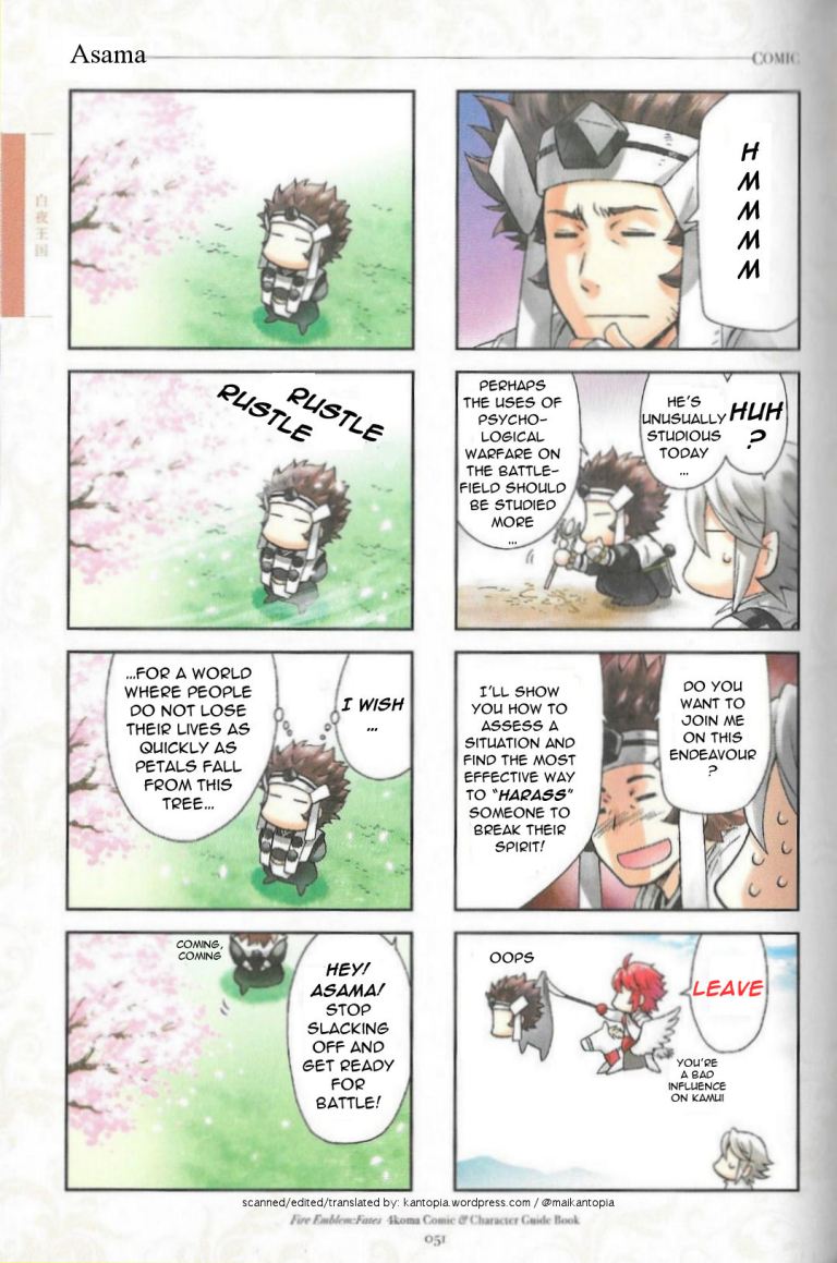 Fire Emblem Fates 4Koma & Character Book Translations kantopia