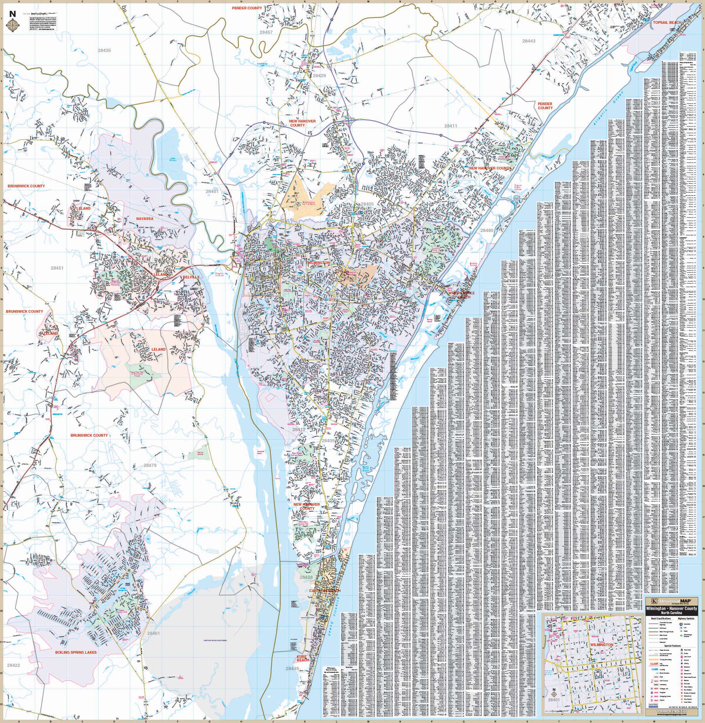 Street Map Of Wilmington Nc