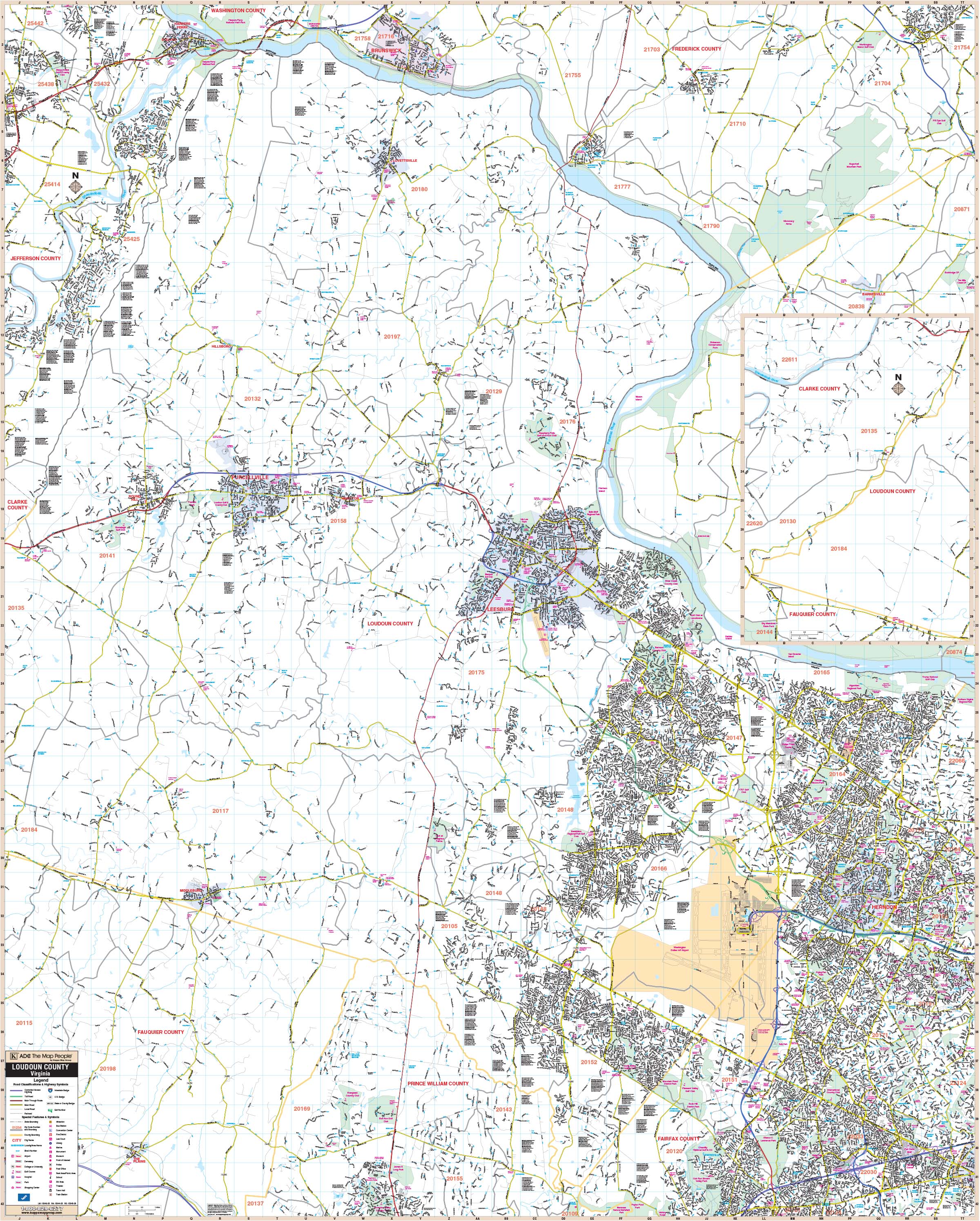 Loudoun County Gis Map Map Of Loudoun County Va