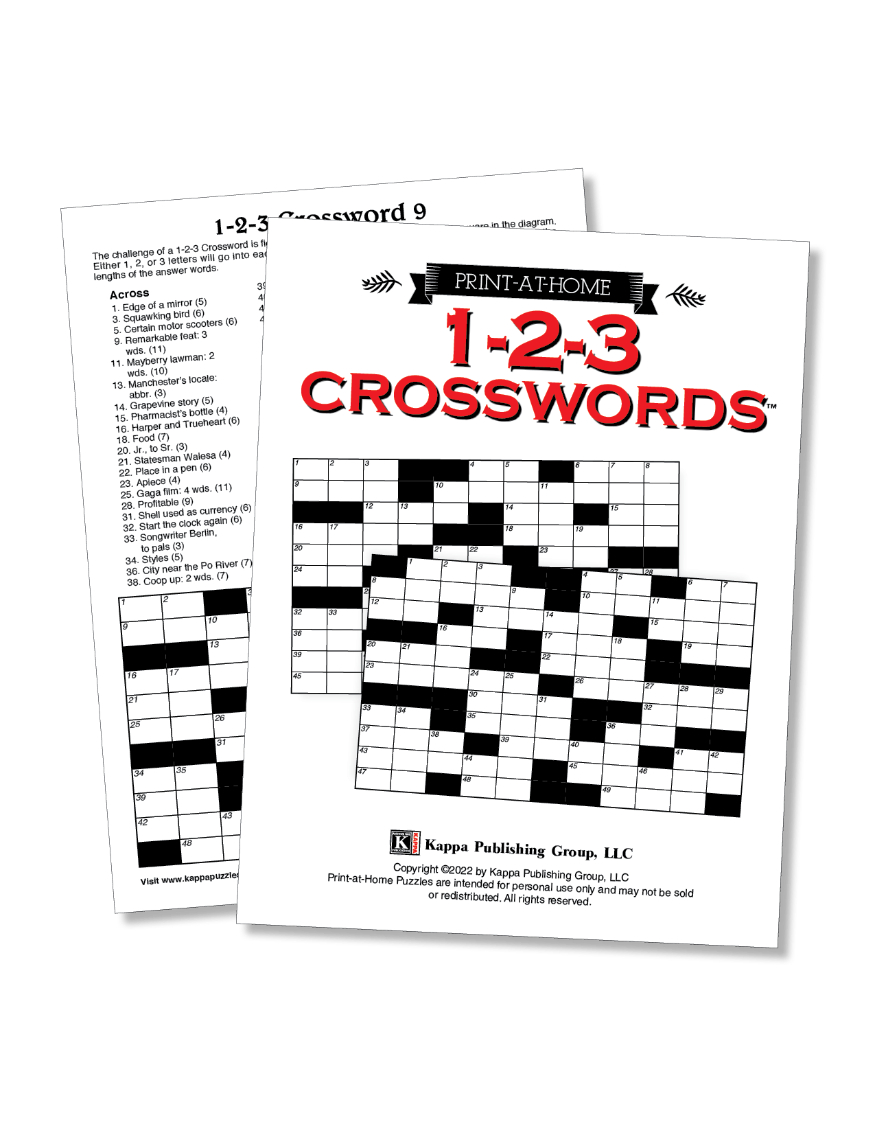 PrintatHome 123 Crossword Kappa Puzzles