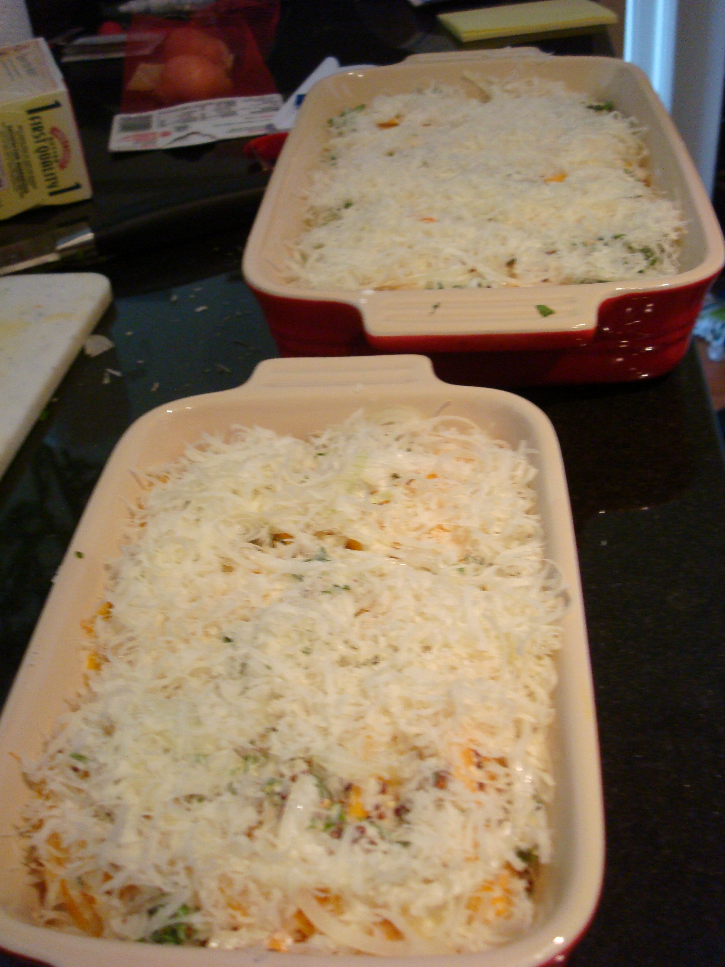 Butternut Squash and Onion Gratin Kaprise!