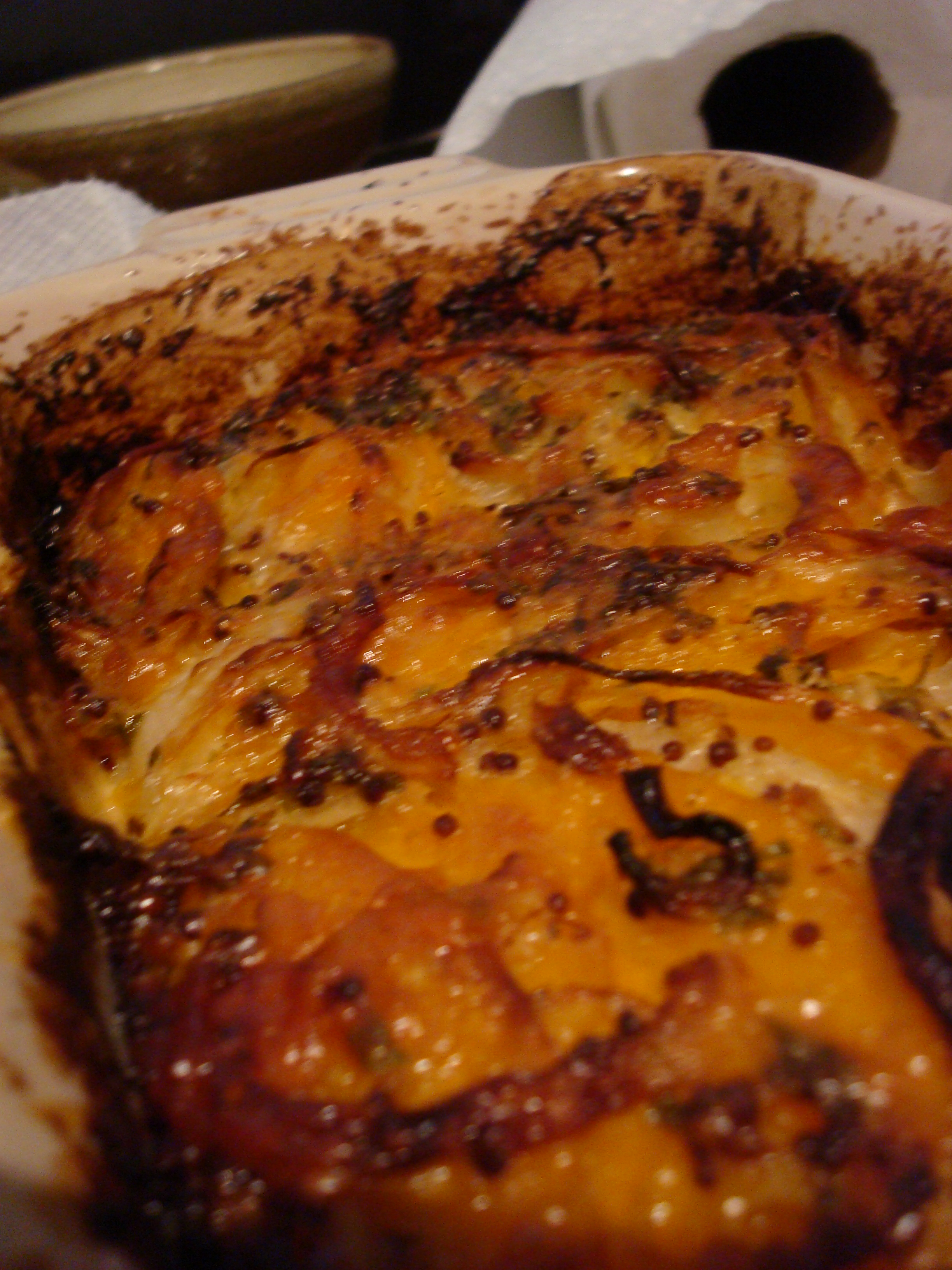 Butternut Squash and Onion Gratin Kaprise!