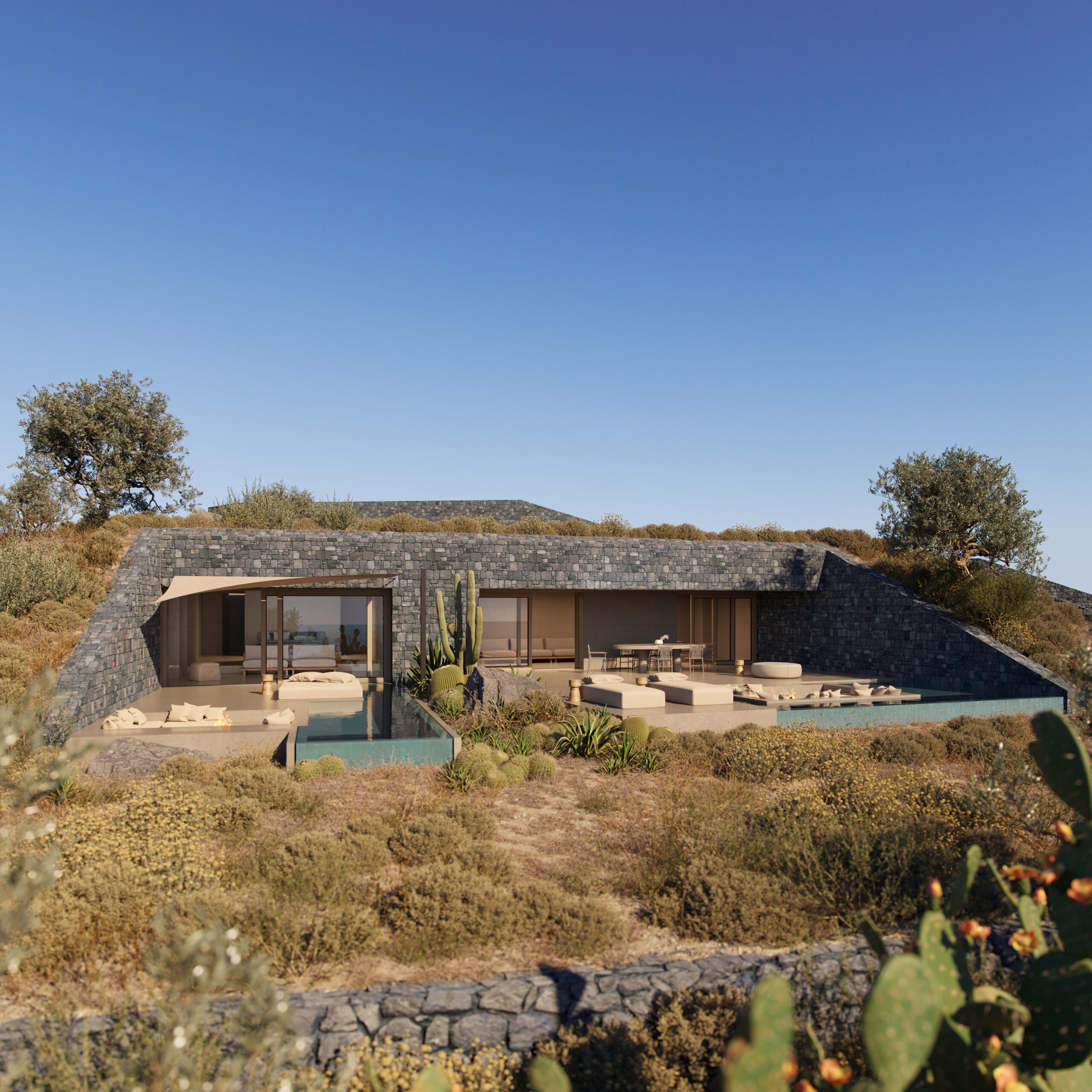 COMPLEX OF CAVE HOUSES IN OIA Kapsimalis Architects