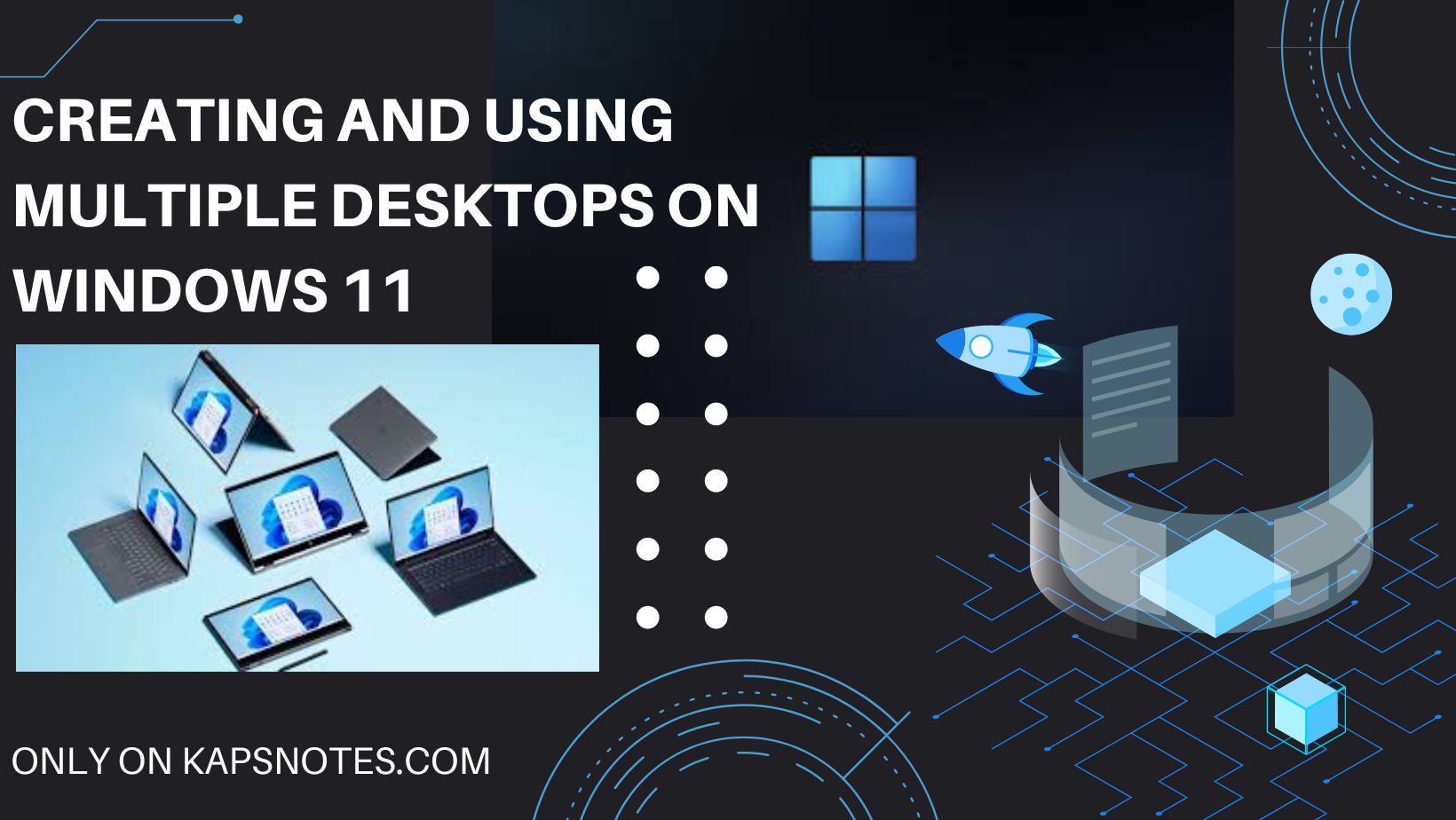 Using multiple desktops on Windows 11