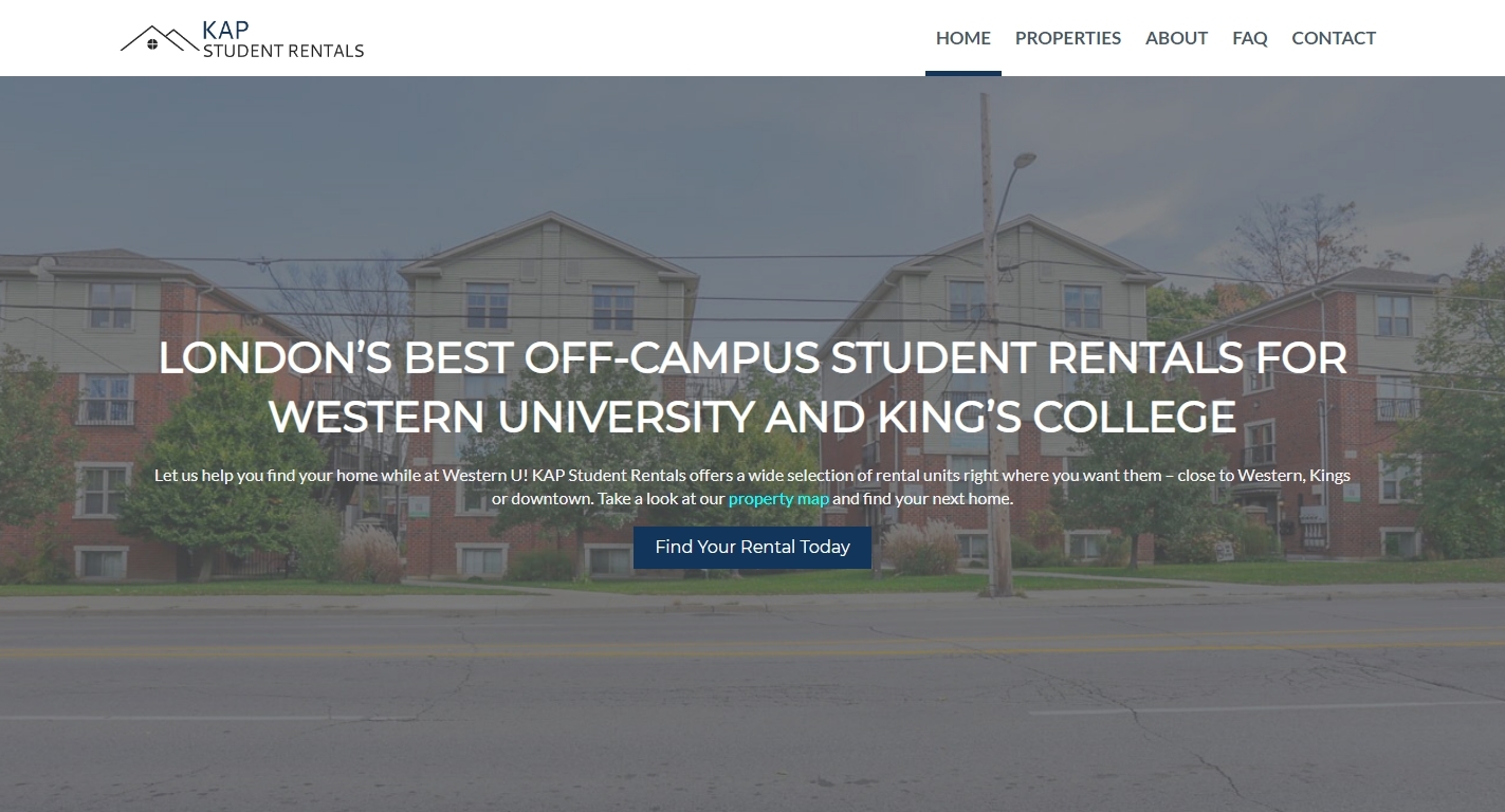 Our Properties KAP Student Rentals London, Ontario
