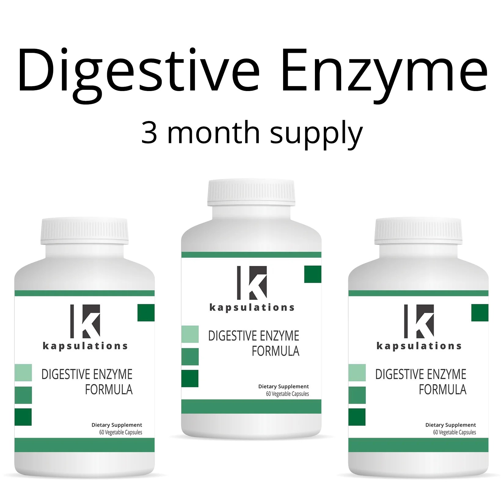 Digestive Enzyme Three Month Supply kapsulations