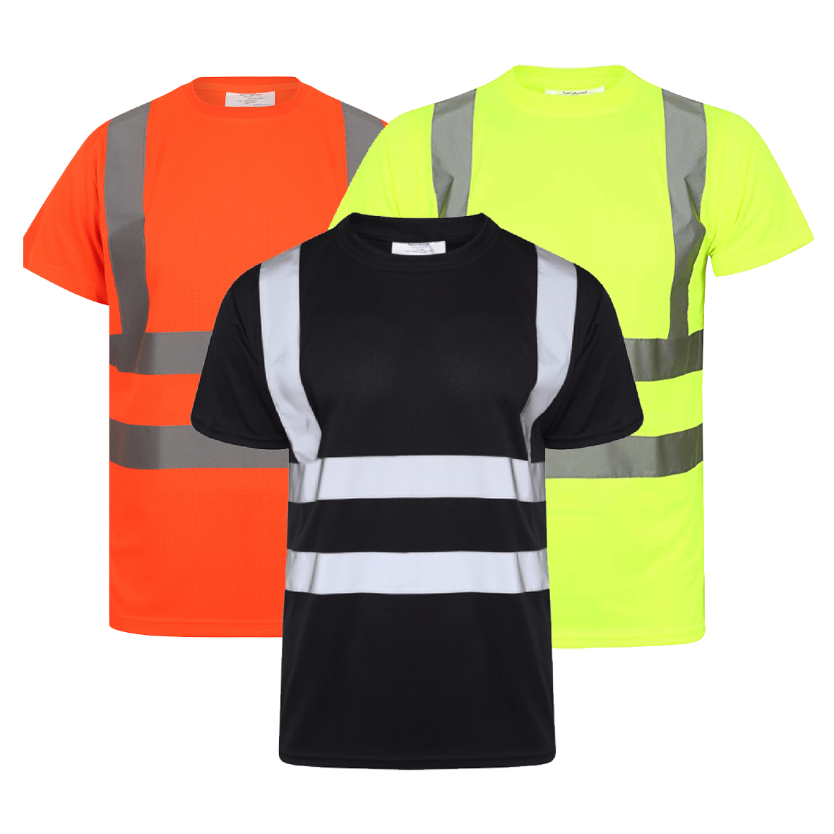 HIGH VISIBILITY SHORT SLEEVE CREW NECK TSHIRT Kapton Work Wear