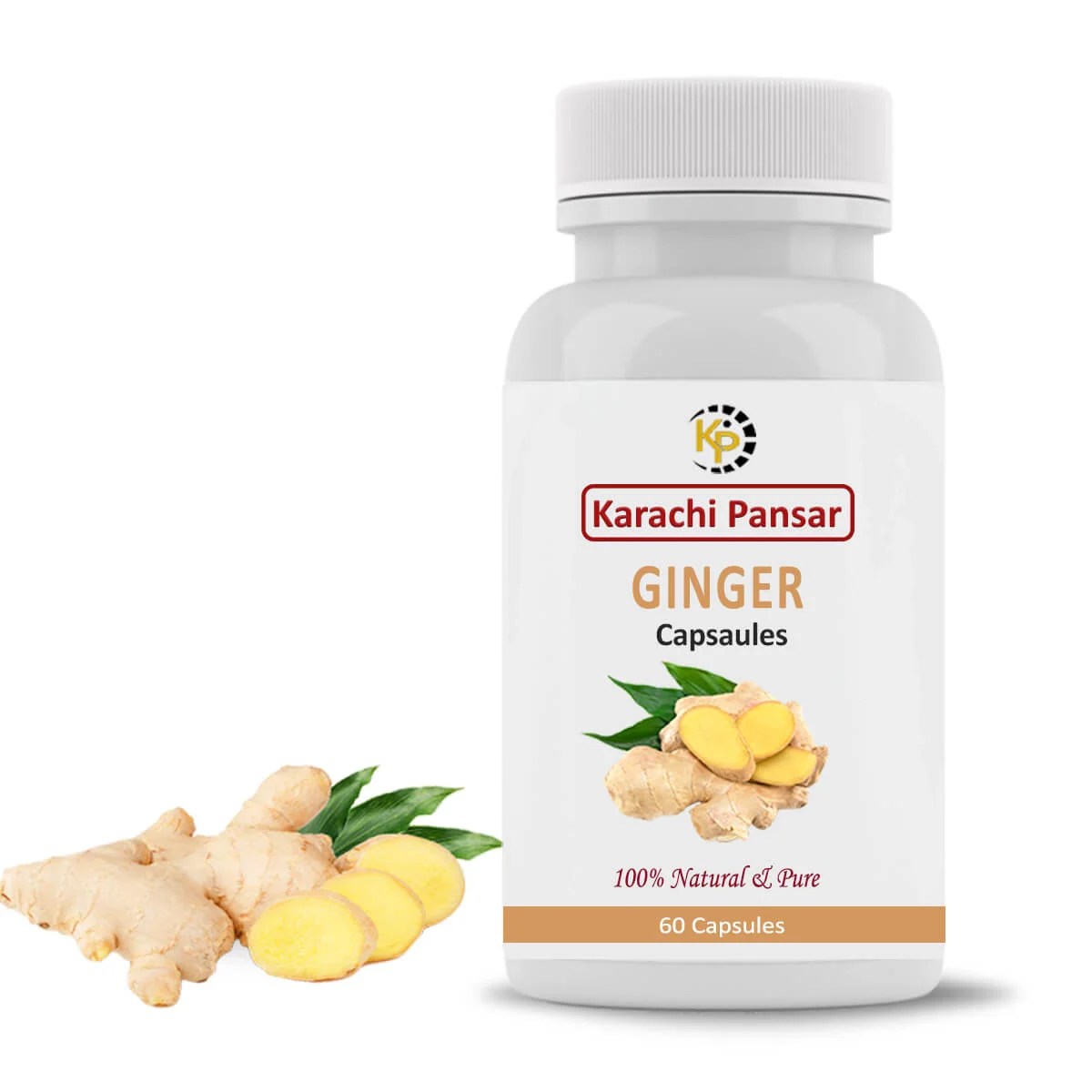 Ginger Root Capsules HerbaZest, 42 OFF